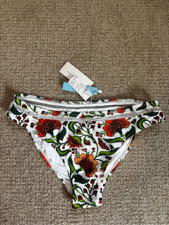 Cupshe Other - Cupshe NWT Floral Bikini Bottom Size Large White Orange Green Swim
